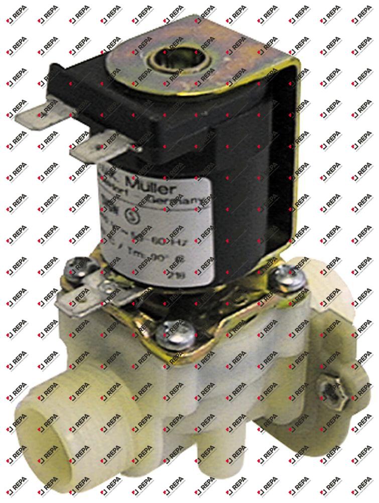 Magnetventil 1-fach gerade 230VAC Eingang 1/2"