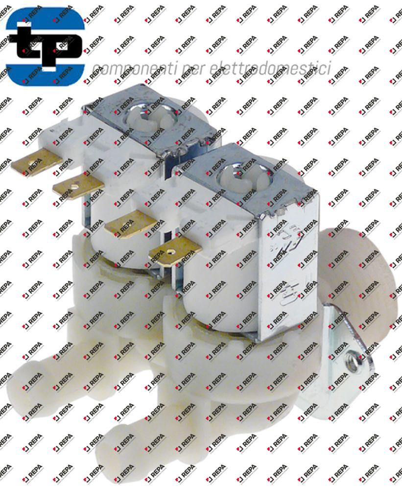 Válvula magnética doble recto plástico