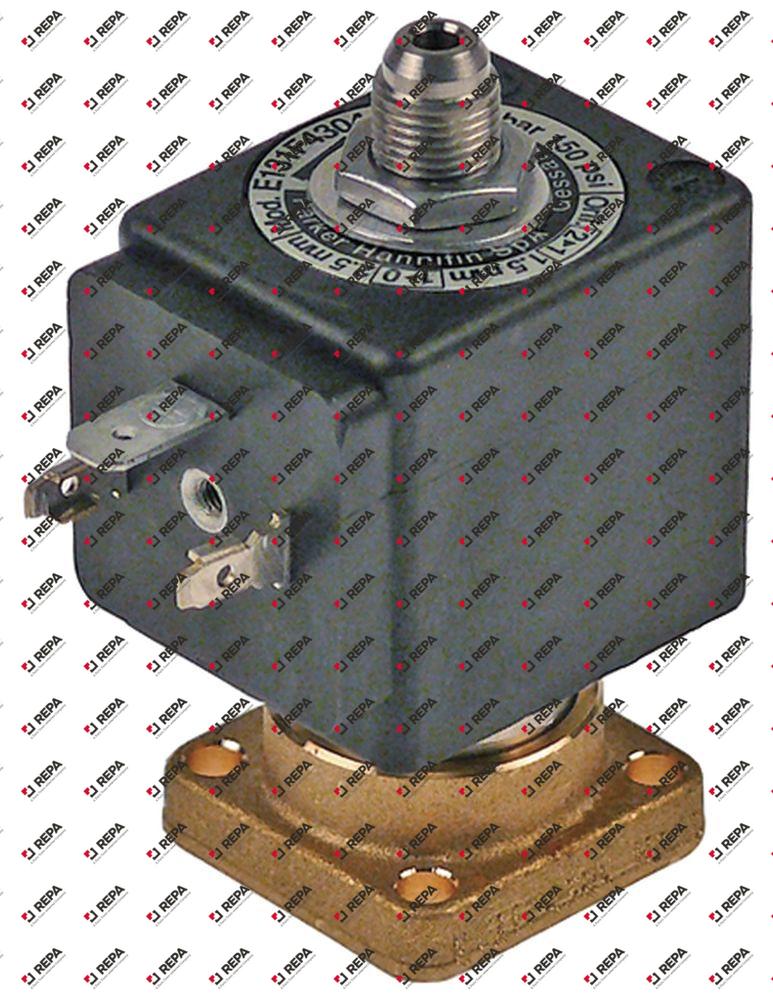 Solenoid valve brass DN 1,3mm 3-ways 230VAC PARKER