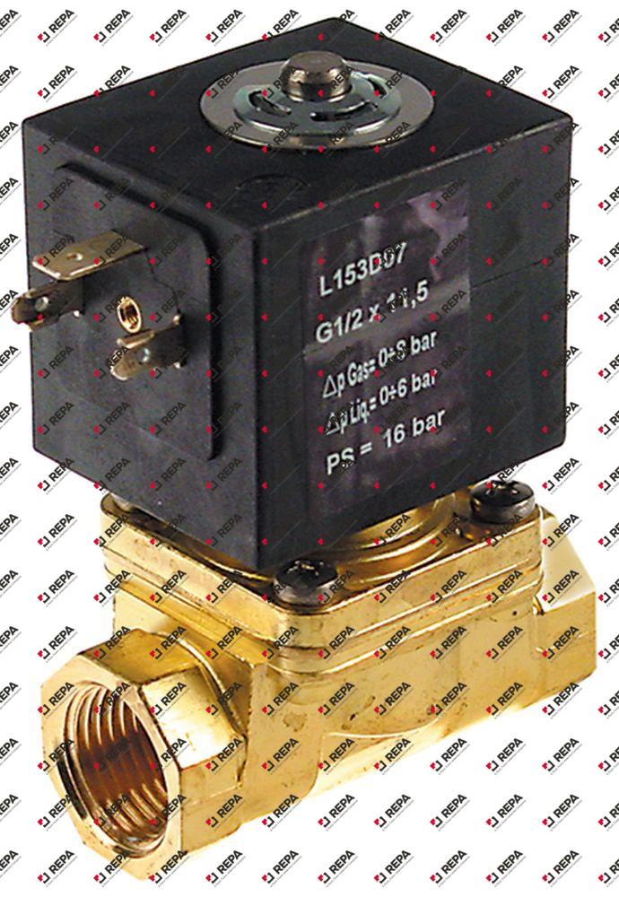 électrovanne 2-voies 230VAC entrée 1/2"