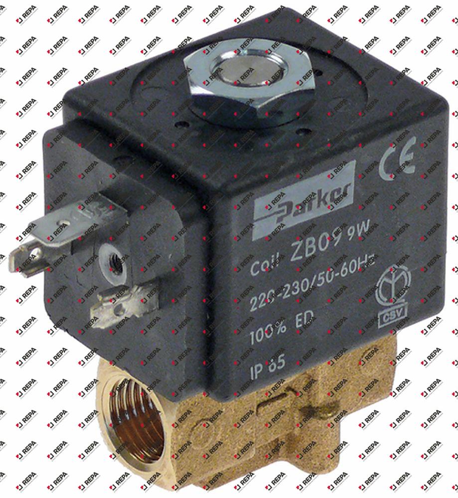 elettrovalvola 2-vie 230 VAC entrata 1/4" F
