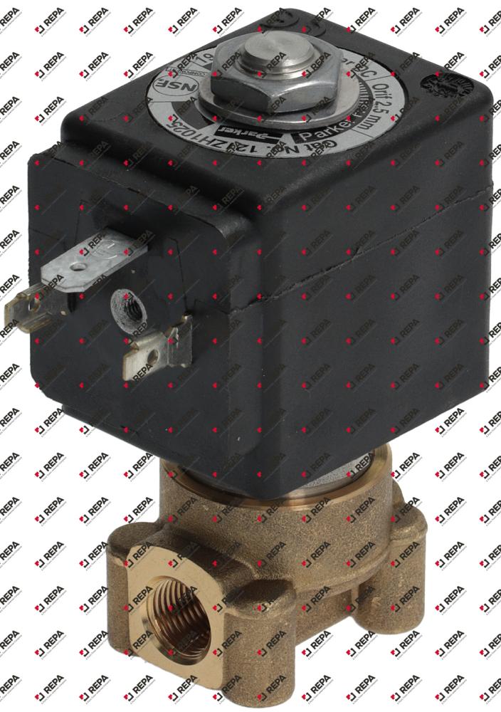ηλεκτρομαγνητική βαλβίδα 230V επινικελωμένος ορείχαλκος DN 25mm σύνδεσμος 1/8″