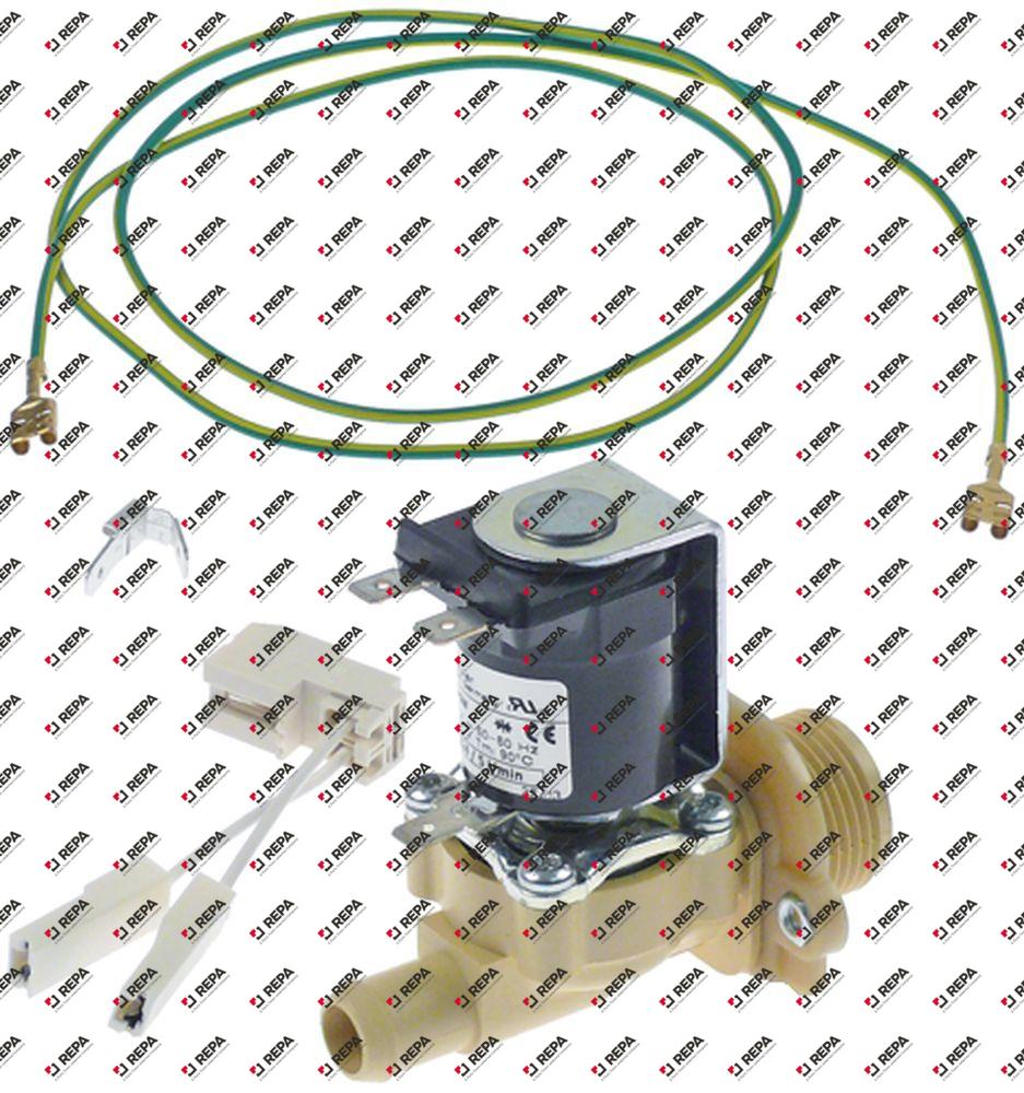 Magnetventil-Kit 1-fach gerade 230VAC Eingang 3/4"