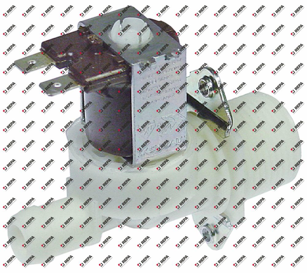 Magnetventil 1-fach gerade Kunststoff Eingang 3/4"