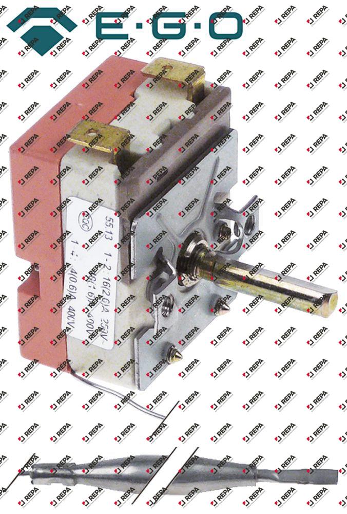 Thermostat T.max. 200 °C 1 -polig 1NO 16 A