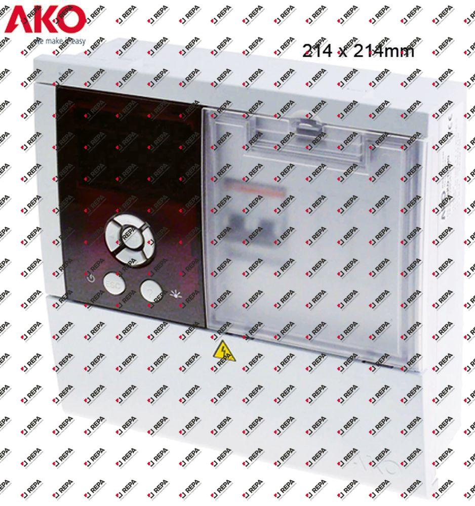 Régulateur électronique AKO AKOTIM-14ARTEB - 12V AC/DC, Montage 71x29 Mm, Avec Sonde NTC, Neuf