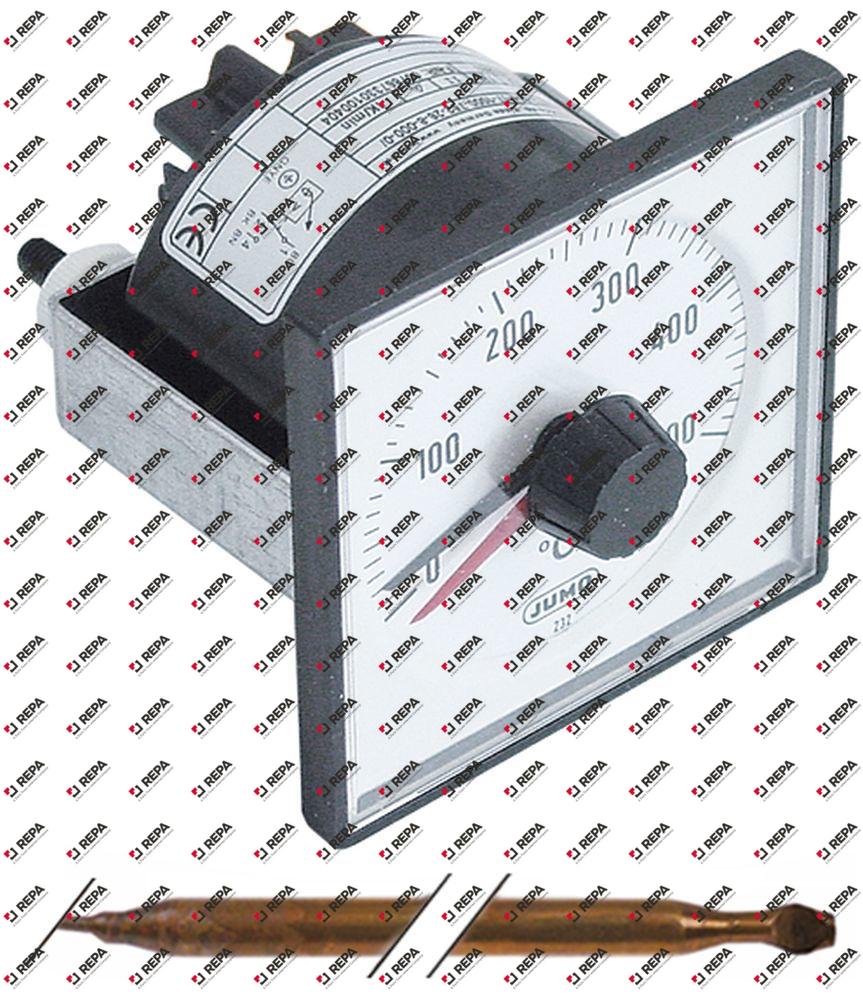 Thermostat Arbeitsbereich 0-500°C Einbau ø 60 mm