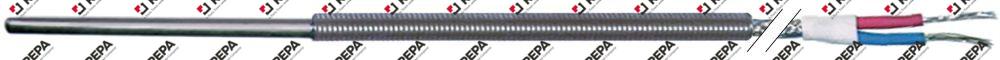 Temperature probe thermocouple J (Fe-CuNi)