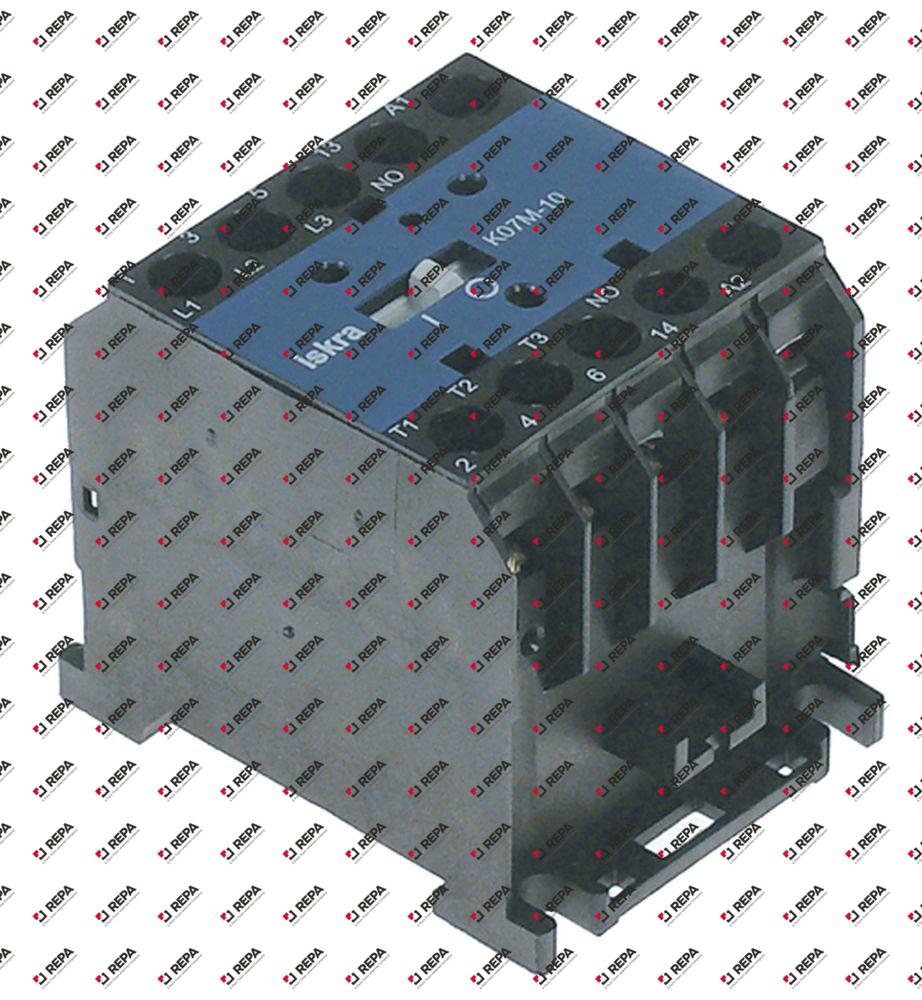 Relais AC1 20A 230VAC hoofdcontact 3NO