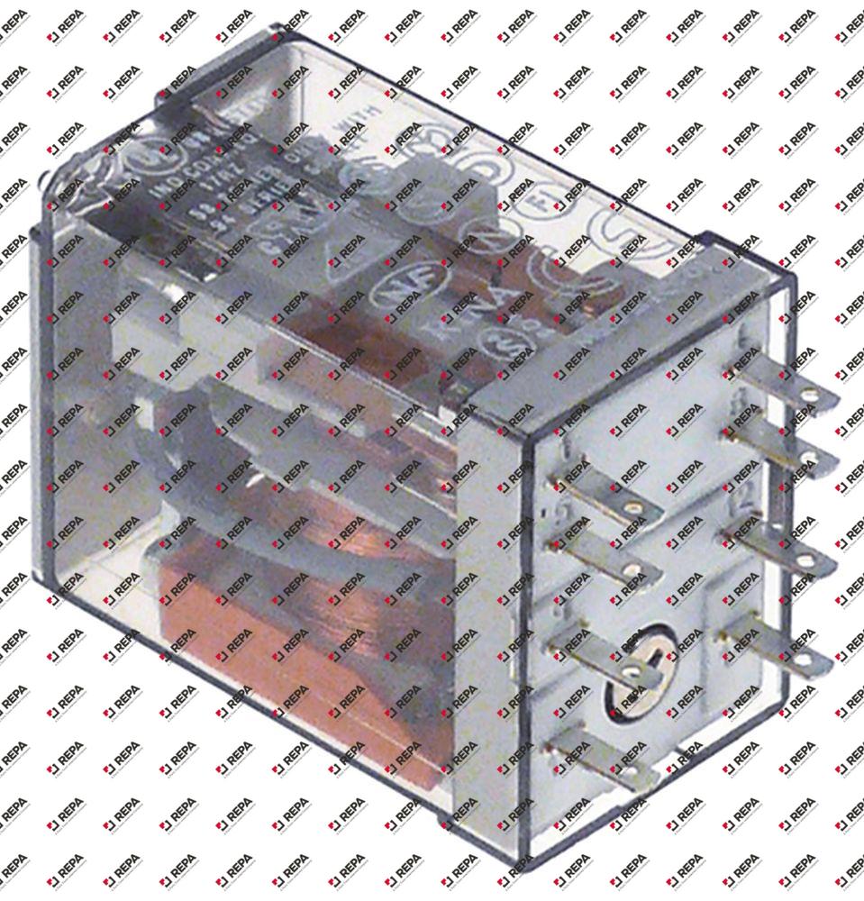 relé de potencia 12VAC 10A 2CO