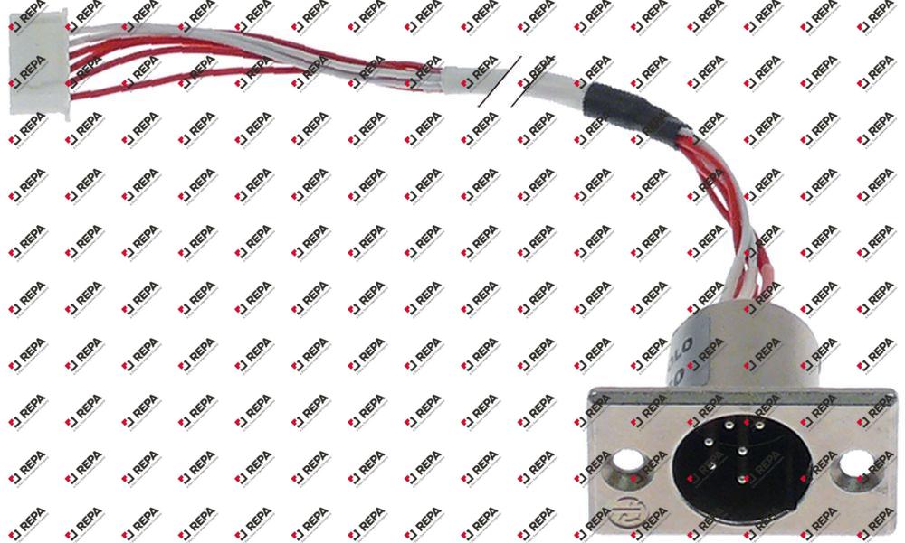 Douille de connecteur L 1000mm 6-pôles avec câble
