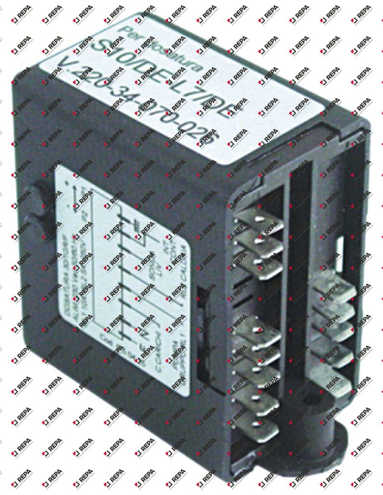 ρελέ στάθμης 230V σύνδεσμος αρσενικό εξάρτημα 6,3mm τύπος 30/1GR/F