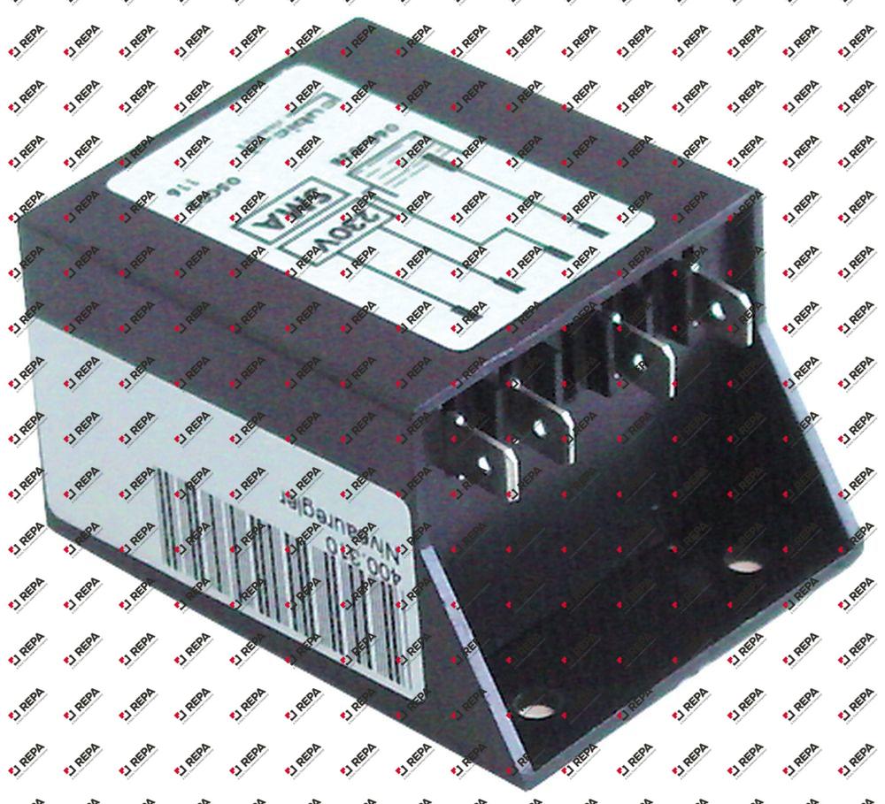 ρελέ στάθμης 230V σύνδεσμος αρσενικό εξάρτημα 6,3mm τύπος SMA