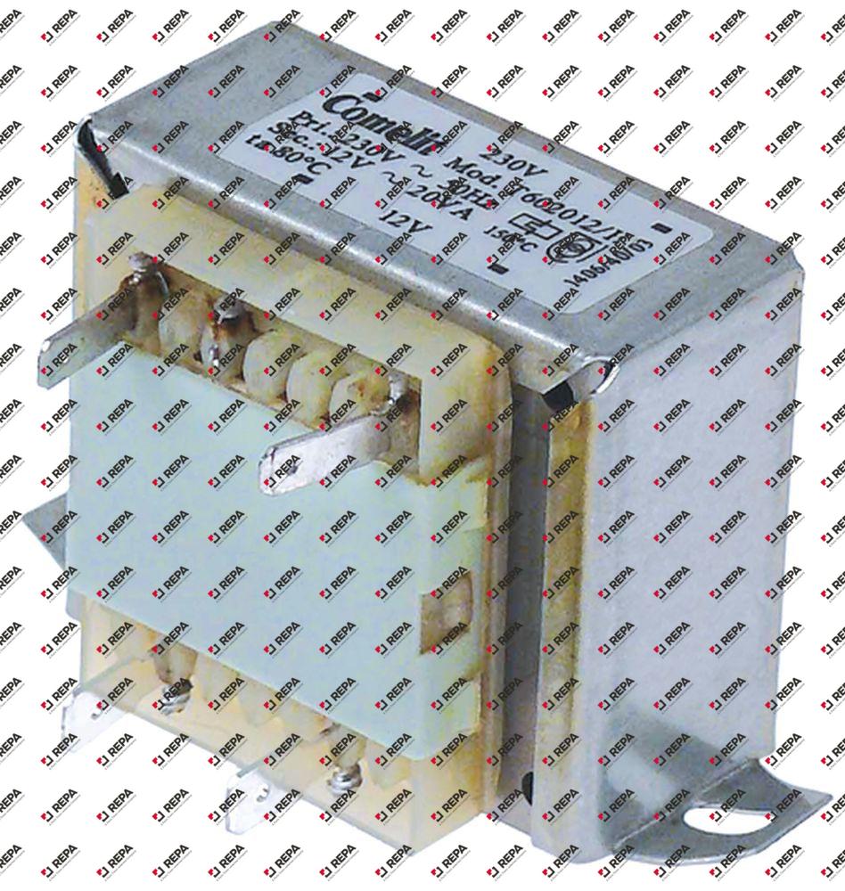 Transformer primary 230VAC secondary 12VAC 20VA
