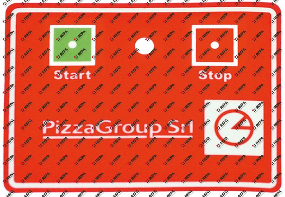 Plastron L 100mm lar. 80mm Start/Stop