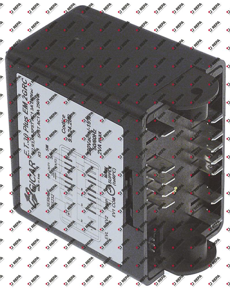 πλακέτα δόσης 250V 3/3/3/8 A με ελεγκτή στάθμης τύπος ET30 Plus EM 2GRC  GICAR  τάση AC  50/60 Hz