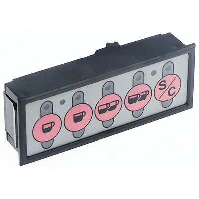 πληκτρολόγιο Μ 112mm W 40mm θέση στερ. γκρι/ροζ κουμπιά 5 τύπος MB5110DIGIT