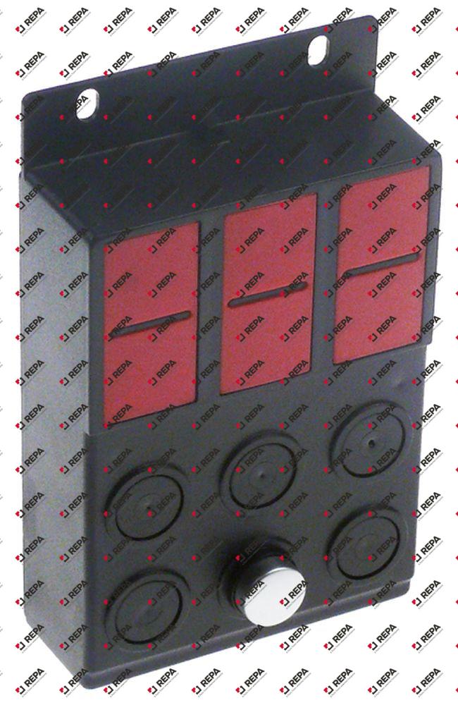 πληκτρολόγιο Μ 106mm W 76mm κόκκινο κουμπιά 1