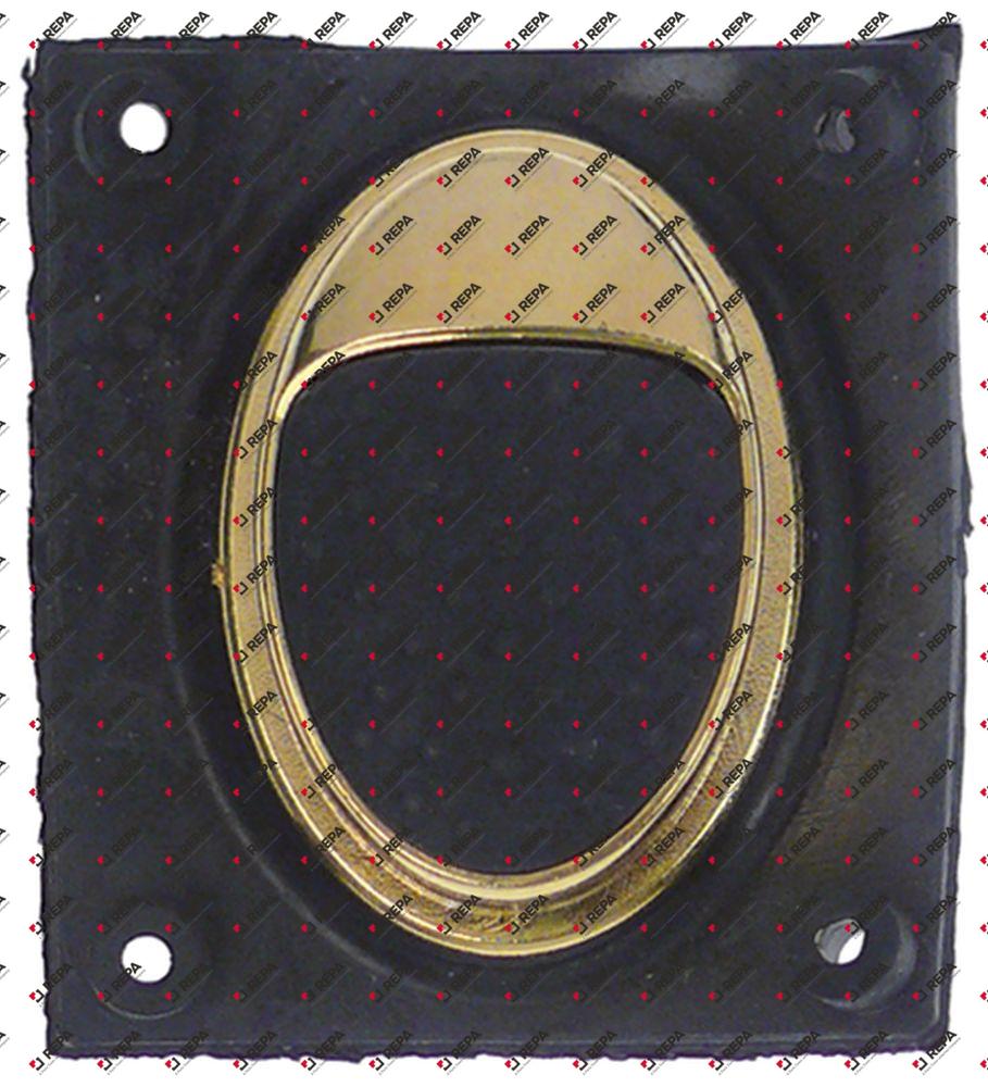 Tastenleiste Tasten 1 L 42mm B 37mm gold