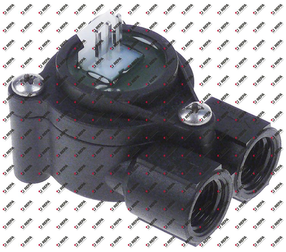 flow meter thread 1/4" plastic nominal-ø 1,15mm