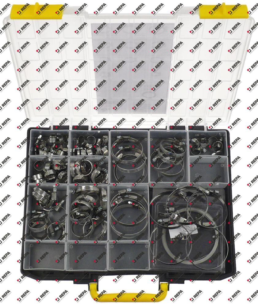 Caja de surtido abrazaderas de tubo