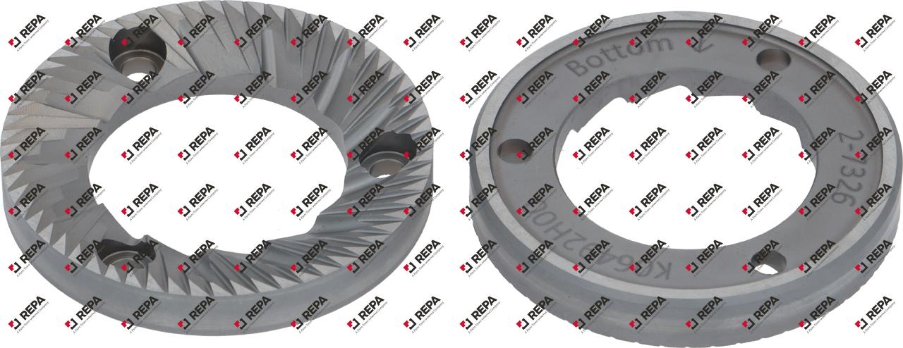 GRINDING BURRS PAIR Ø64 mm E6 TOP-BOT K110