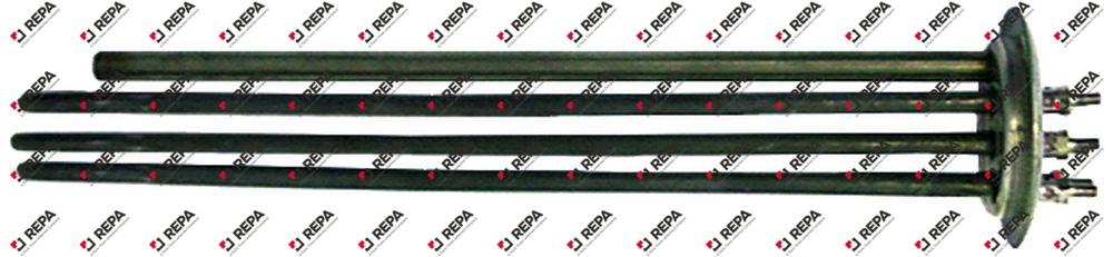 Heizkörper 3000 W 230 V L 270 mm Rundflansch