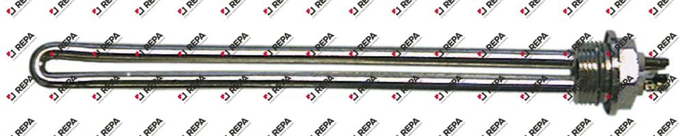 Heizkörper 1000 W 220 V L 205 mm Schraubflansch
