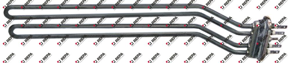 Heizkörper 6000 W 230 V L 372 mm L1 28 mm L2 70 mm