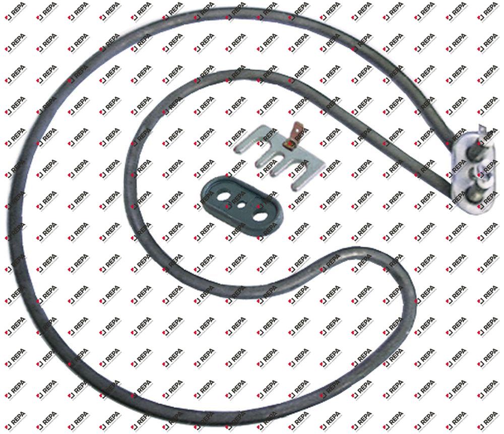 Heating element 2000W 400V L 244mm