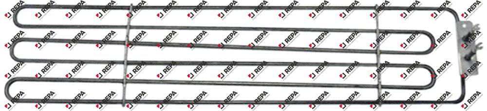 Verwarmingselement 2565W 400V L 556mm B1 48mm