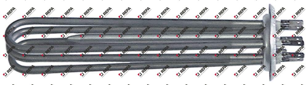 Heizkörper 3000 W 230 V L 220 mm Rundflansch