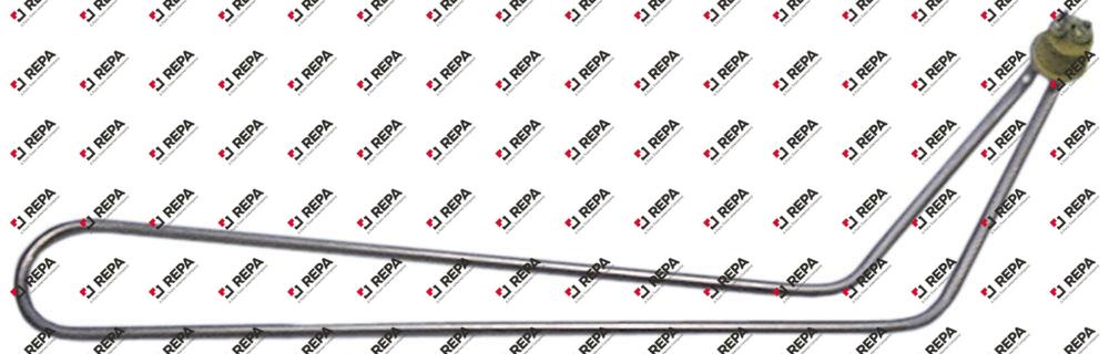 Heating element 2200W 400V L 550mm H1 16mm