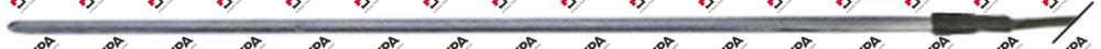 Heating element 160W 230V L 450mm connection cable