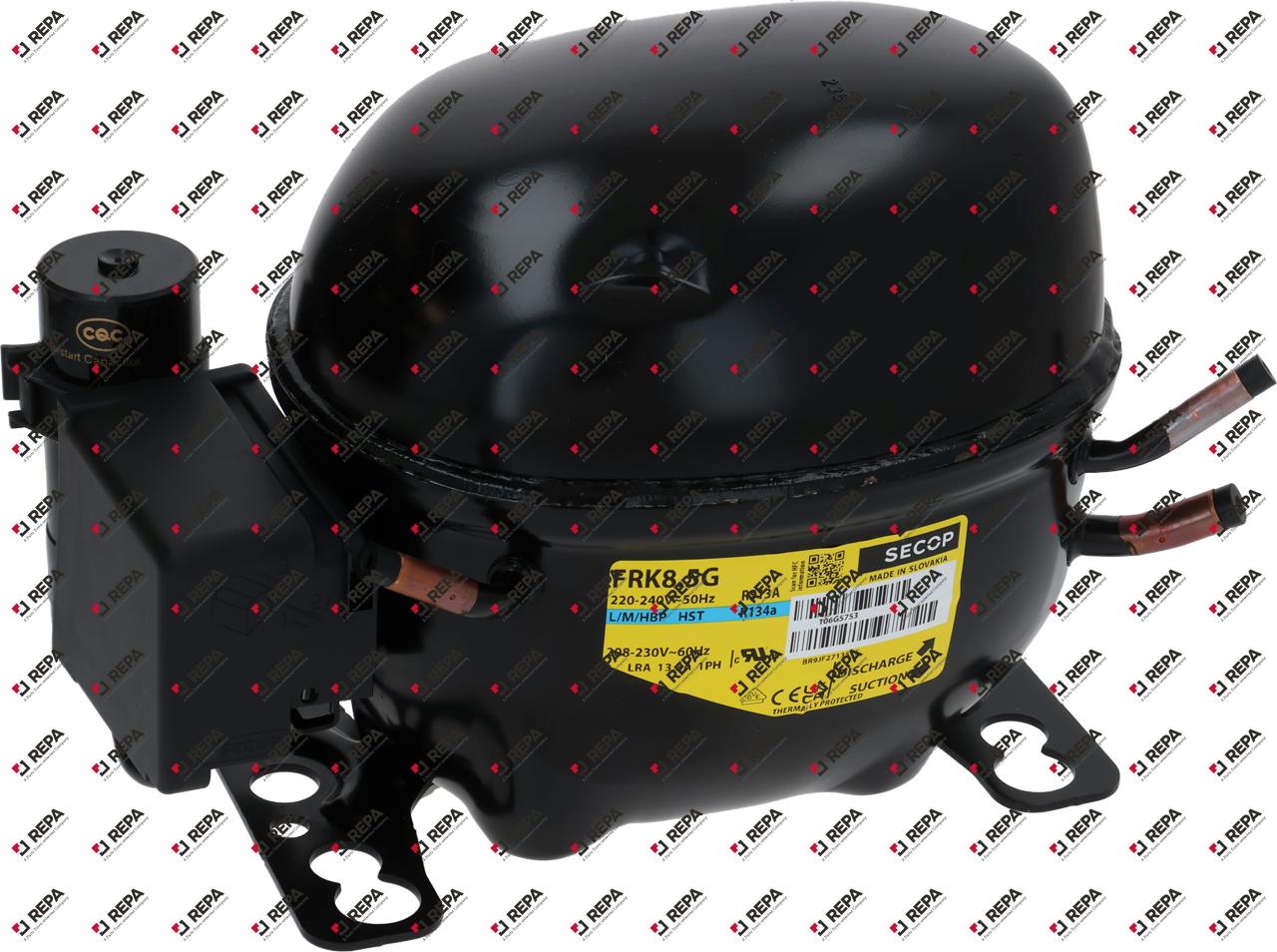 Compressor type Hermetic coolant R134a HMBP