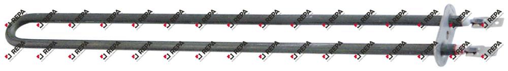 Heizkörper 2500W 230V HK 1 L 285mm B 125mm H 177mm Rechteckflansch Anschluss Flachstecker 6,3mm - 416.745