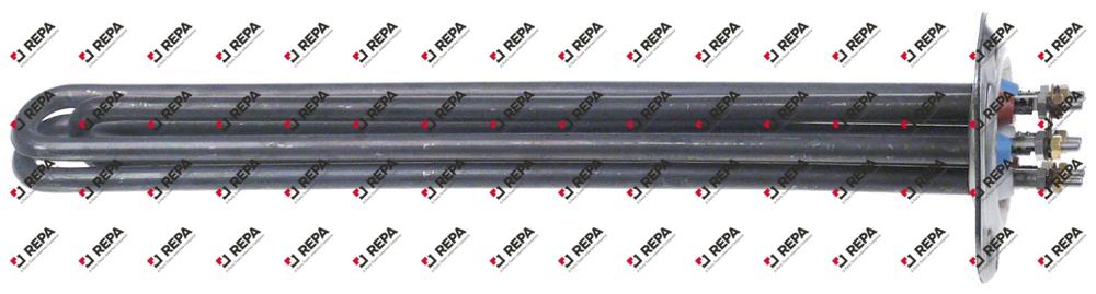 Verwarmingselement 7600W 400V L 330mm 3-gatsflens