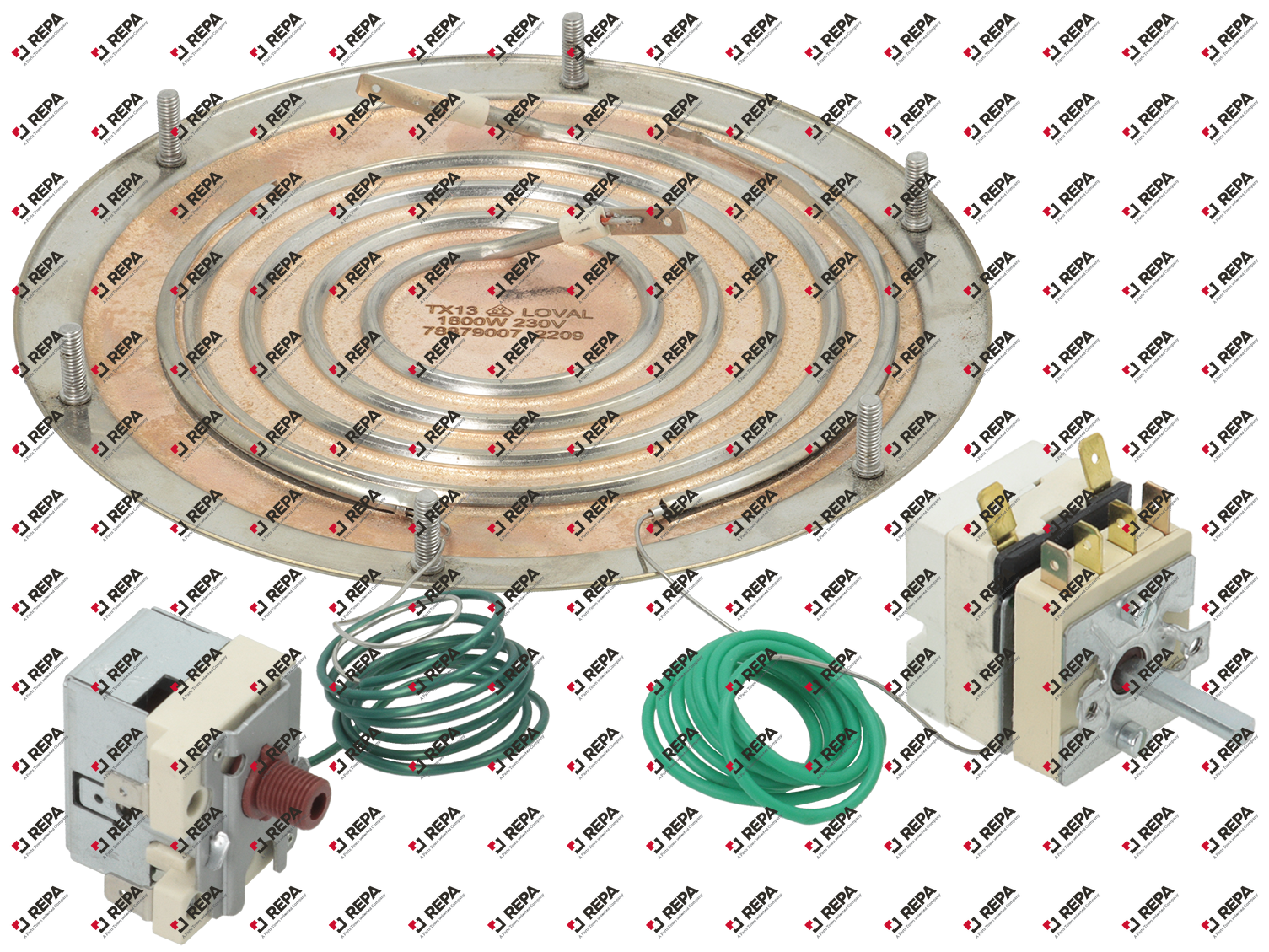 Bottom heater 1800W 230V M5 heating circuits 1 | horecatiger
