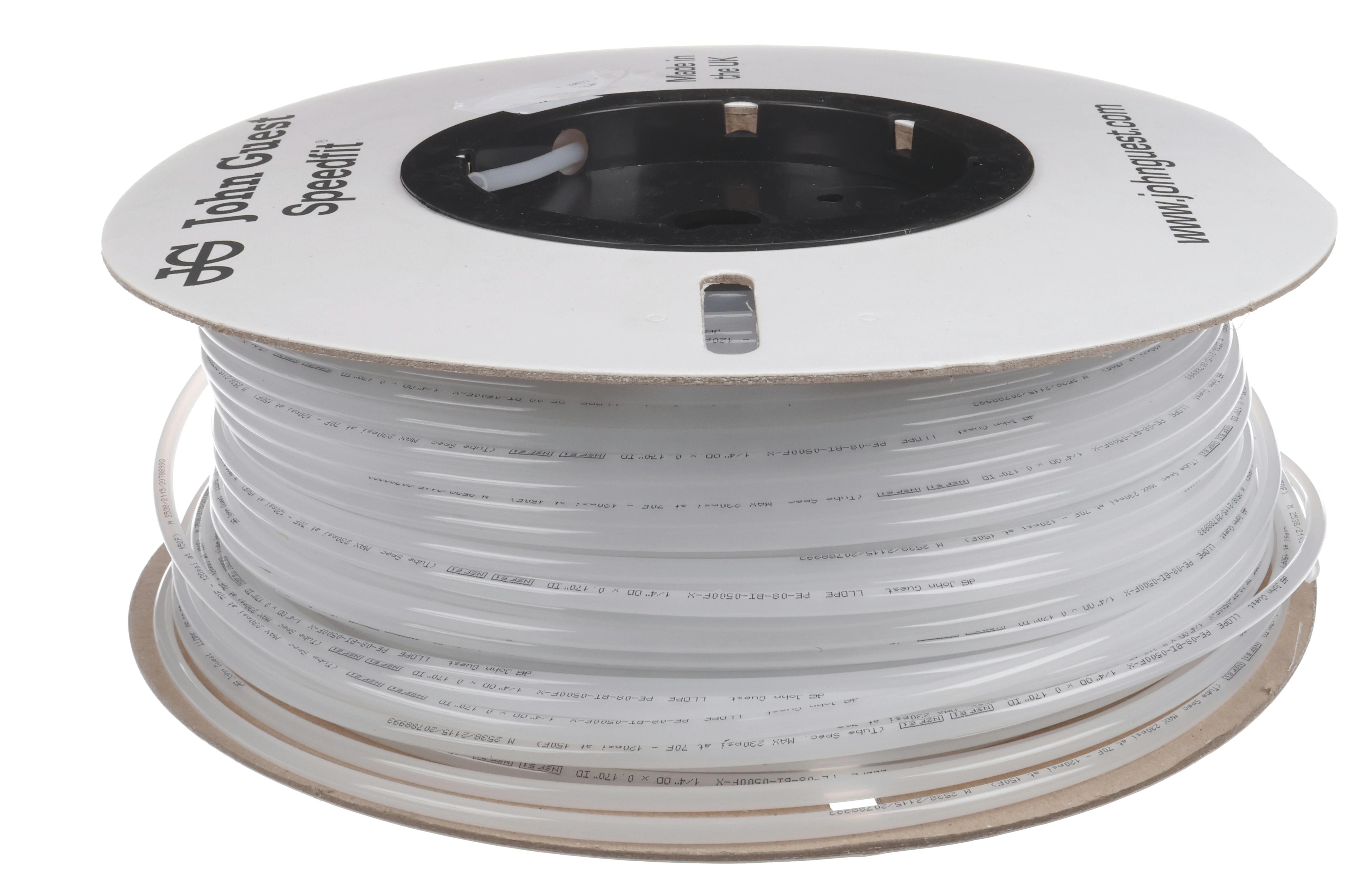 LLDPE-Schlauch 1/4" 500 Füsse Transparent