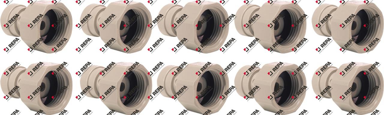 TAP CONNECTOR 3/8" X 3/4" FLAT SEAL 10 PIECES