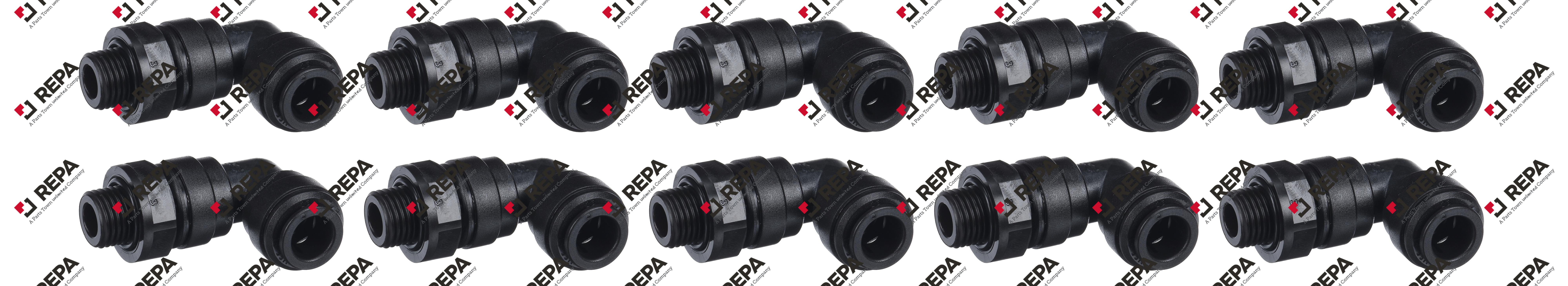 Winkel-Einschraubanschl. 10 mm x 1/4"G 10 Stück