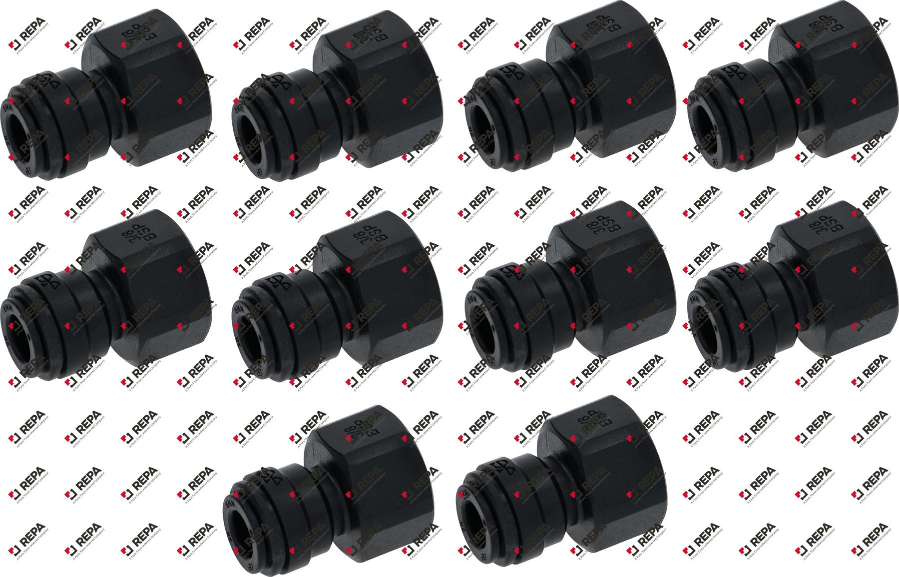 8MM X 3/8 BSP FEMALE ADAPTOR IG 10 PIECES