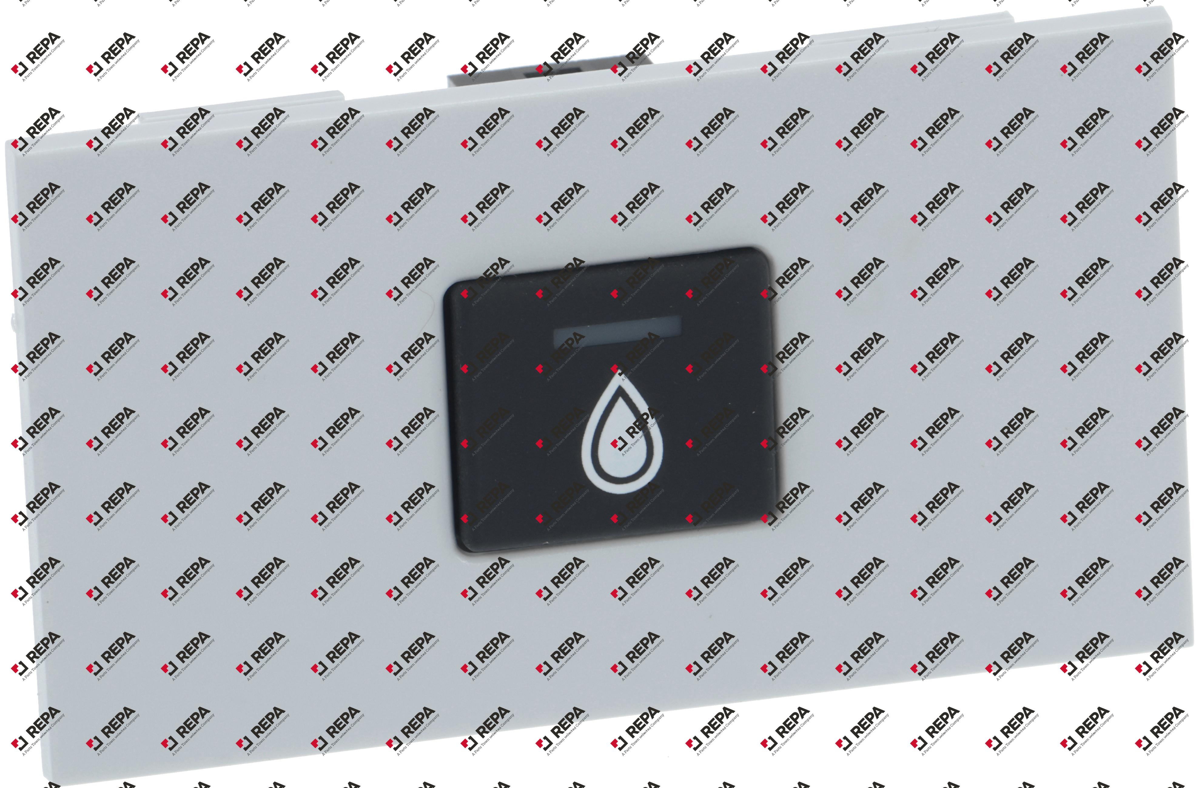 WHITE HOT WATER BUTTON + COVER ASSEMBLY ZOE R