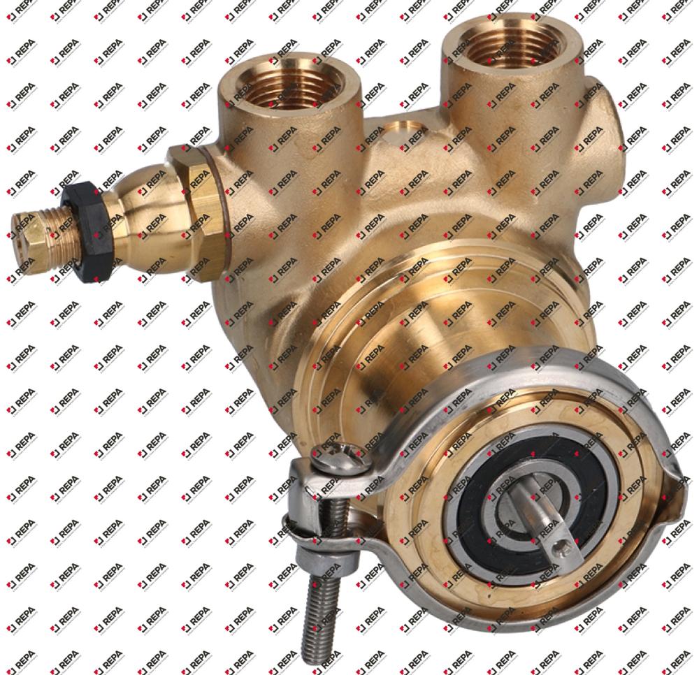 tête de pompe ROTOFLOW raccord 3/8" NPT collier