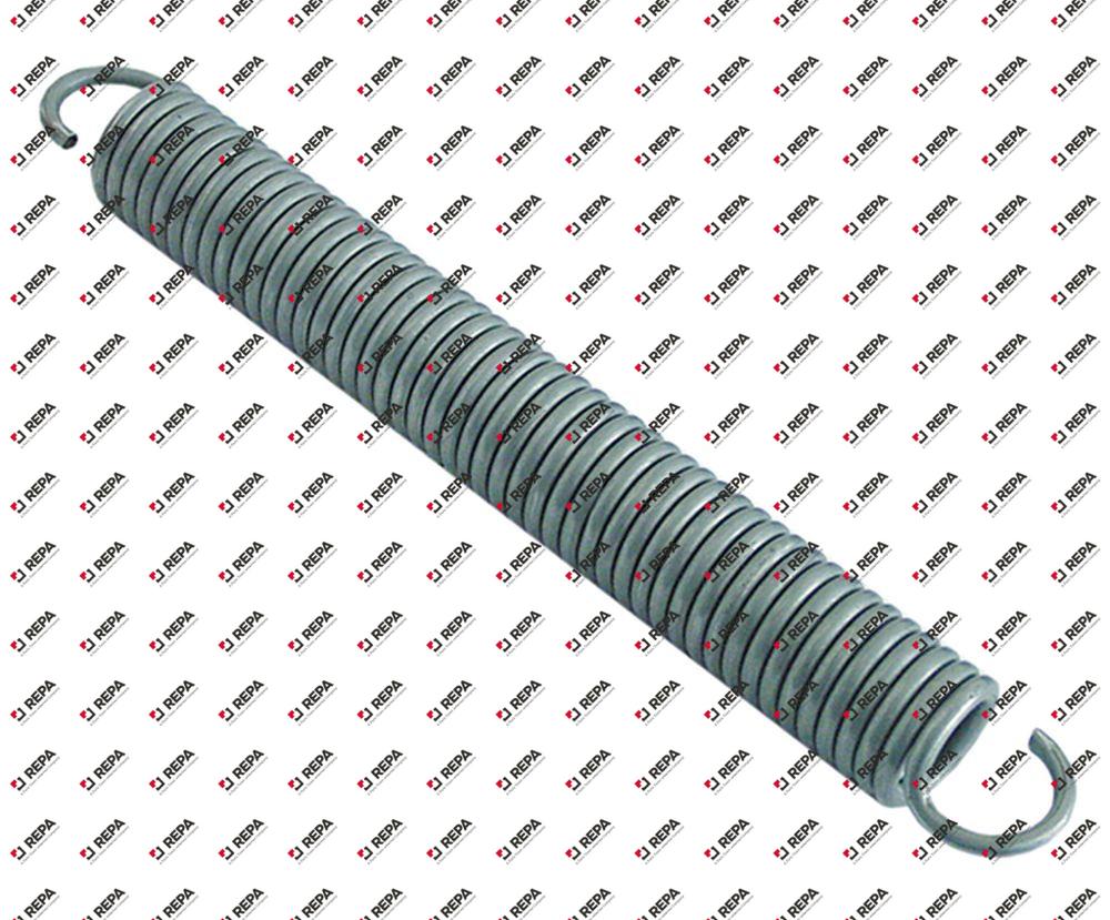 Zugfeder Gesamtlänge 385mm D1 ø 45mm D2 ø 6,5mm