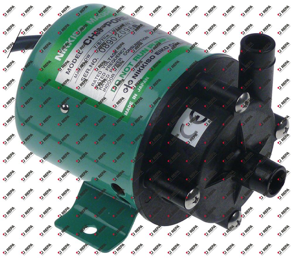 Pumpe 33W 230V 60Hz Eingang ø 14mm Ausgang ø 14mm