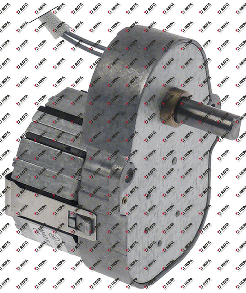 Motorreductor 230 V 2rev/min árbol ø 8x6mm