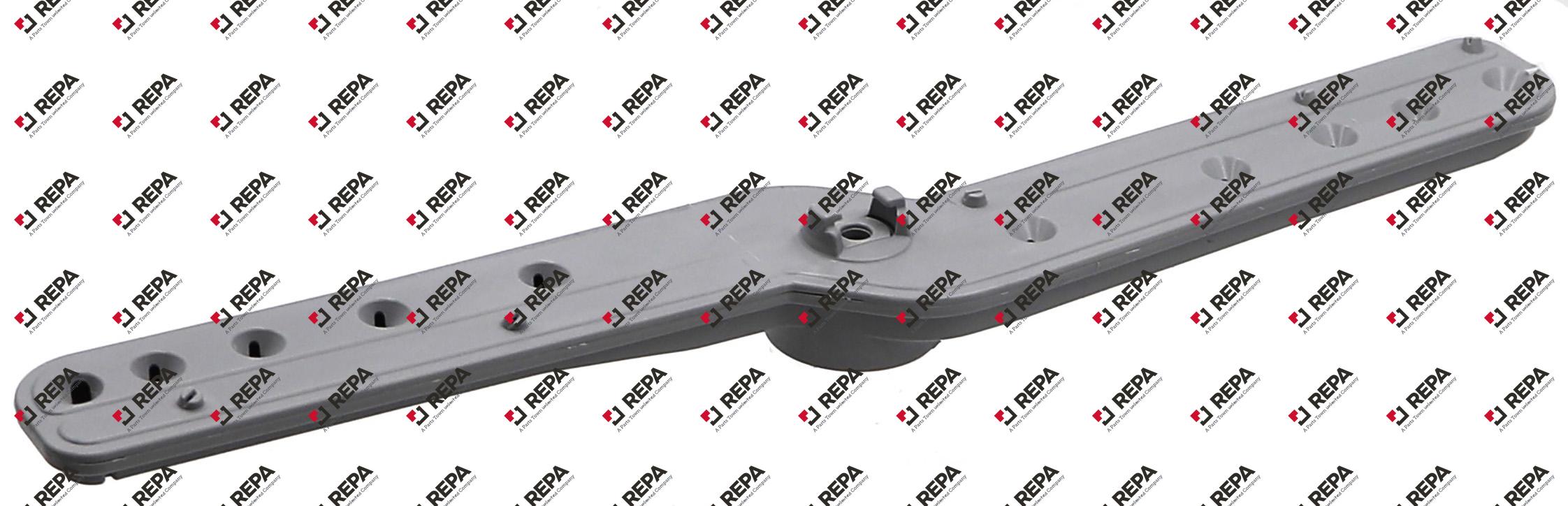 Wascharm mit Nachspüldüsen H 42 mm L 490 mm