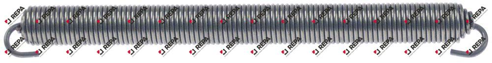 Zugfeder ø 15mm Gesamtlänge 193mm