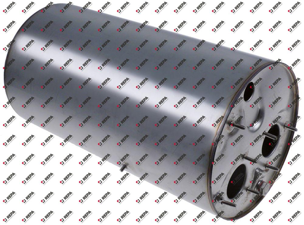 boiler ø 199mm L 376mm flange 3 hole flange